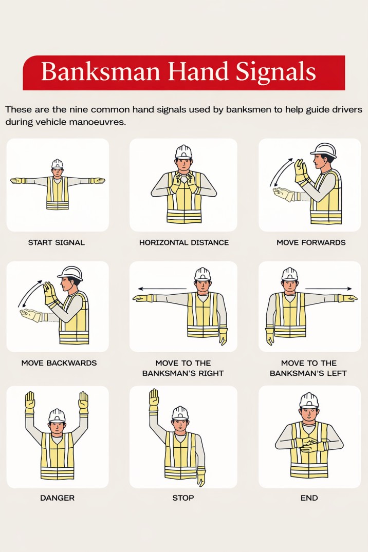 Traffic Management professional directing vehicles